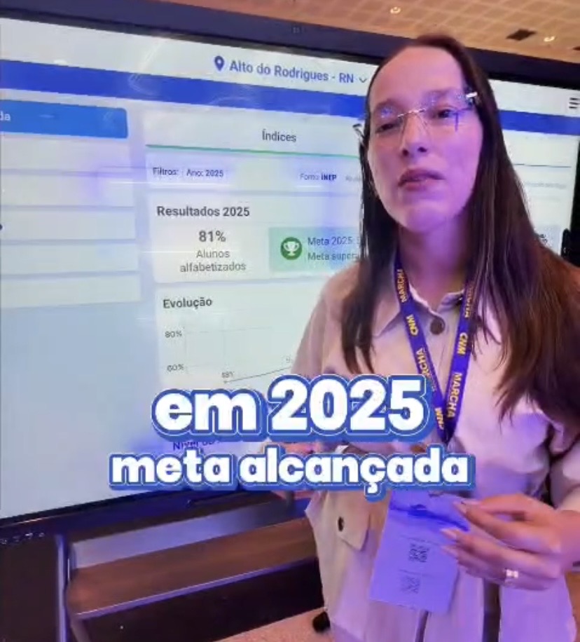Meta de 4 anos batida em 1! Prefeita Dra. Raquel apresenta resultados da Educação do Alto na Marcha dos Prefeitos
